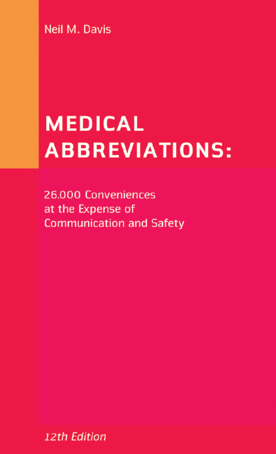 Medical Abbreviations - Neil M. Davis