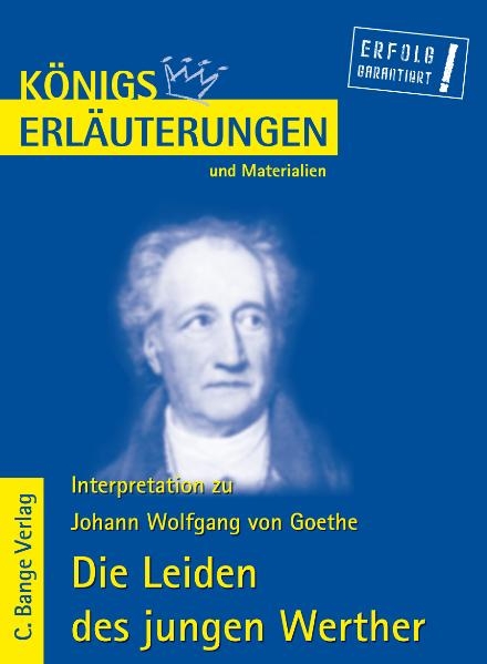 Goethe. Die Leiden des jungen Werther - Johann W von Goethe