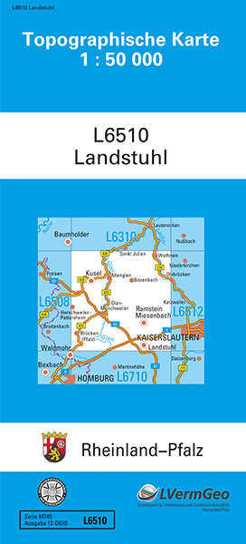 TK50 L6510 Landstuhl -  Landesamt für Vermessung und Geobasisinformation Rheinland-Pfalz