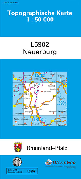 TK50 L5902 Neuerburg -  Landesamt für Vermessung und Geobasisinformation Rheinland-Pfalz