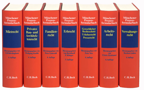 Münchener Prozessformularbuch / Münchener Prozessformularbuch  Gesamtwerk