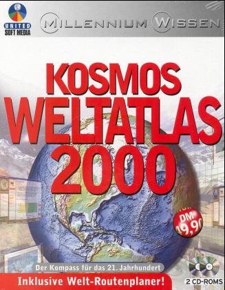 Kosmos Weltatlas 2000 - Aktualisierter digitaler Atlas für das 21. Jahrhundert plus Weltroutenplaner