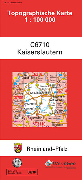 TK100 C6710 Kaiserslautern -  Landesamt für Vermessung und Geobasisinformation Rheinland-Pfalz