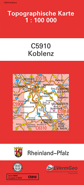 TK100 C5910 Koblenz -  Landesamt für Vermessung und Geobasisinformation Rheinland-Pfalz