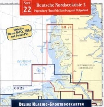 Delius Klasing Sportbootkarten CD-ROM / Deutsche Nordseeküste 2