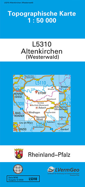 TK50 L5310 Altenkirchen (Ww.) -  Landesamt für Vermessung und Geobasisinformation Rheinland-Pfalz