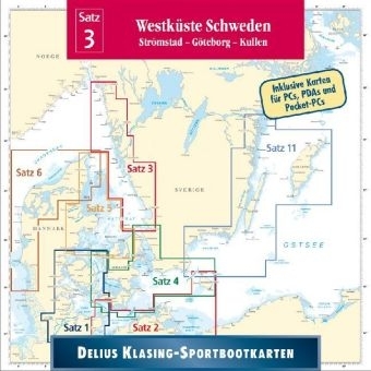 Delius Klasing Sportbootkarten CD-ROM / Westküste Schweden