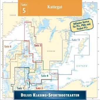 Delius Klasing Sportbootkarten CD-ROM / Kattegat