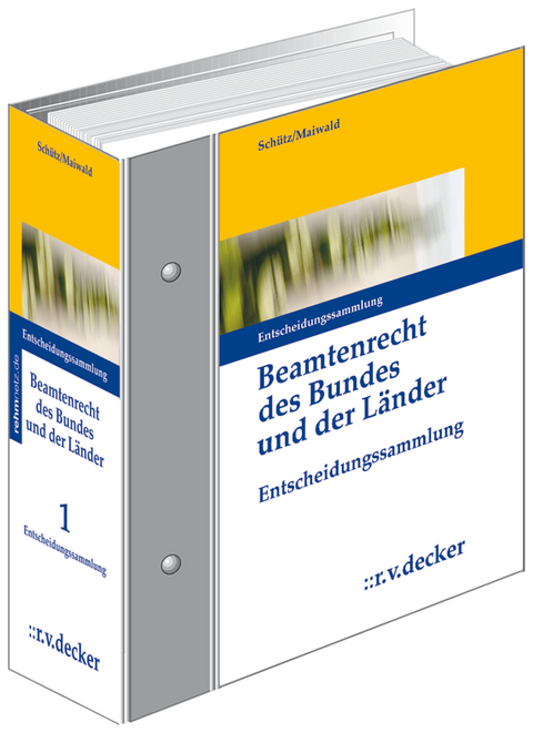 Beamtenrecht des Bundes und der Länder - Robert Brockhaus, Boris Hoffmann, Leonhard Kathke, Dirk Lechtermann, Ulrich Knoke, Joachim Maiwald, Michael May, Jens Schachel, Klaus Schmiemann, Jens Tiedemann, Sybille von von Heimburg, Stefan Werres