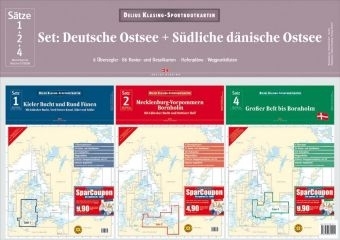 Delius Klasing Sportbootkarten / Deutsche Ostsee + Südliche dänische Ostsee