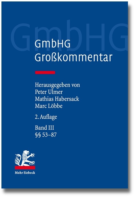 GmbHG - Gesetz betreffend die Gesellschaften mit beschränkter Haftung - 