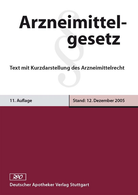 Arzneimittelgesetz