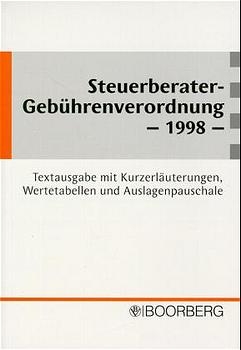 Steuerberater-Gebührenverordnung 1998