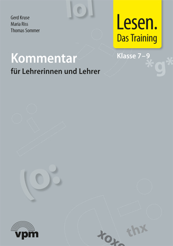 Lesen. Das Training 7-9