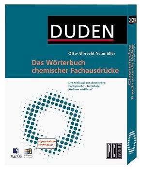 Duden - Das Wörterbuch chemischer Fachausdrücke PC-Bibliothek CD-ROM (Win/Mac) - Otto-Albrecht Neumüller