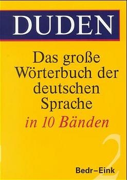 Duden - Das grosse Wörterbuch der deutschen Sprache / Duden - Das große Wörterbuch der deutschen Sprache in zehn Bänden - Band 2 - 