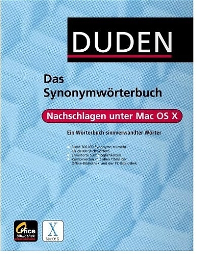 Duden - Synonymwörterbuch Office-Bibliothek für Mac OS X