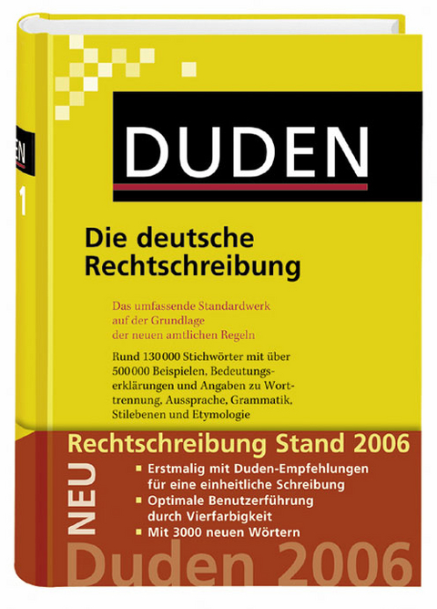 Der Duden in 12 Bänden. Das Standardwerk zur deutschen Sprache / Die deutsche Rechtschreibung - 