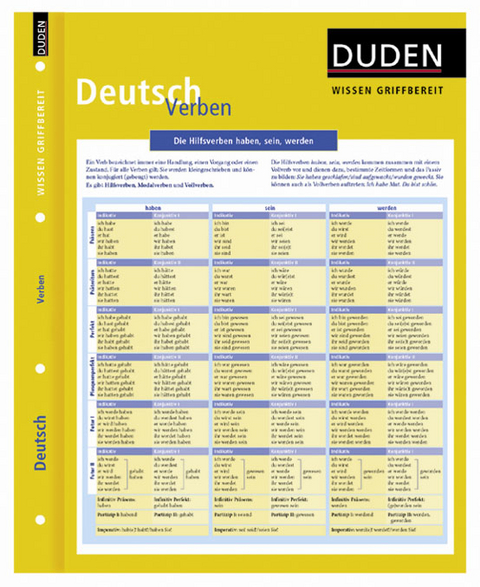 Duden - Wissen griffbereit - Deutsch: Verben