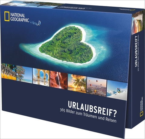 Tischaufsteller Urlaubsreif - 365 Bilder zum Träumen und Reisen