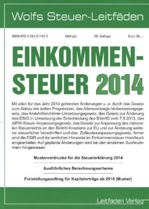 Einkommensteuer 2014