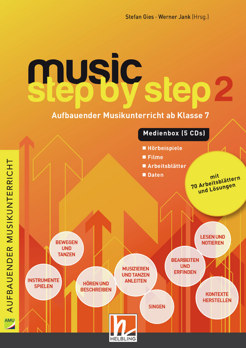 Music Step by Step 2. Medienbox (4 Audio-CDs und CD+) - 