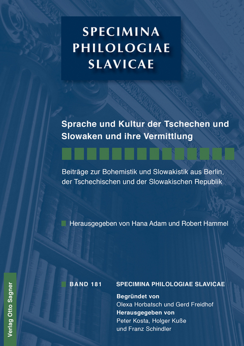 Sprache und Kultur der Tschechen und Slowaken und ihre Vermittlung - 