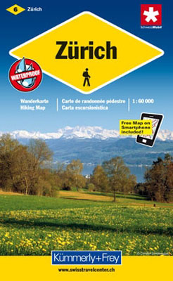 Zürich Wanderkarte Nr. 06