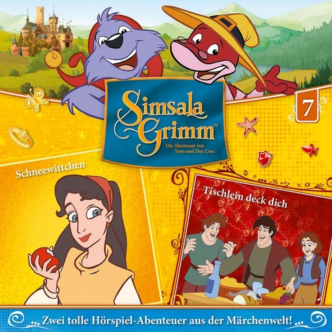 SimsalaGrimm - Schneewittchen / Tischlein deck dich, 1 Audio-CD