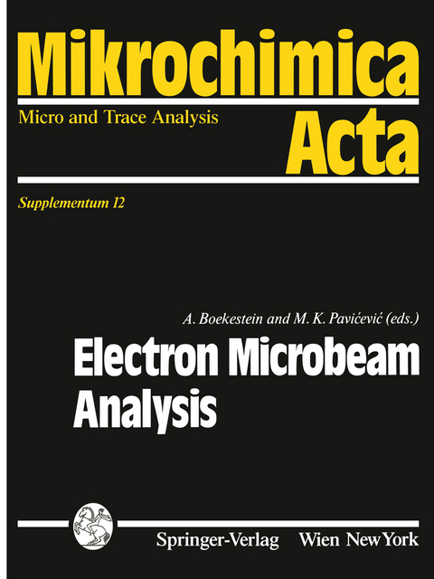 Electron Microbeam Analysis - 