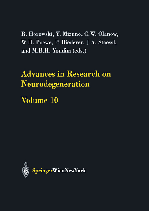 Advances in Research on Neurodegeneration - 