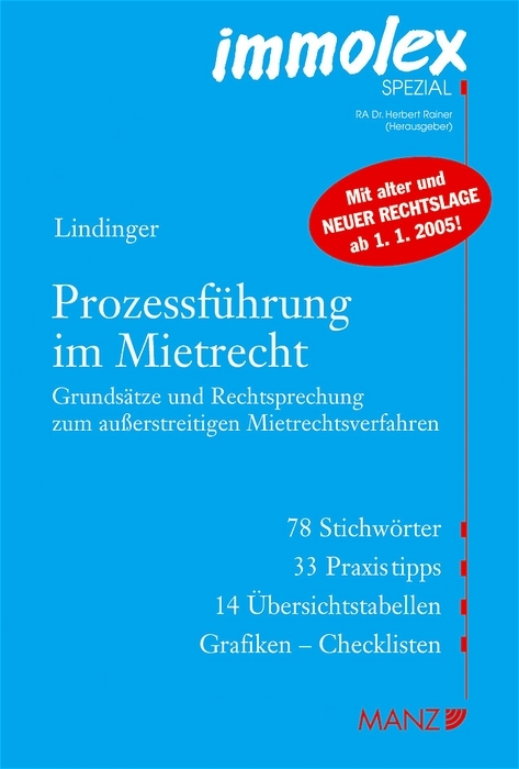 Prozessführung im Mietrecht - Eike Lindinger