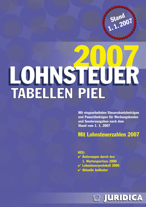 Piel Lohnsteuertabellen 2007