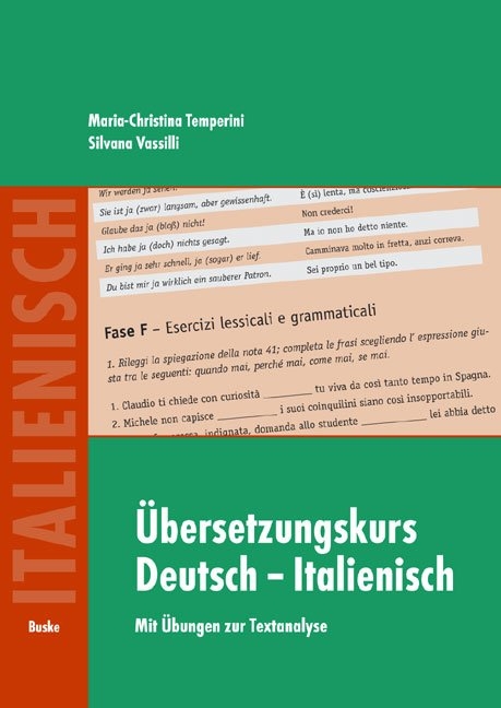 Übersetzungskurs Deutsch-Italienisch - Maria C Temperini, Silvana Vassilli