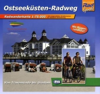 Radwanderkarte Ostseeküstenradweg