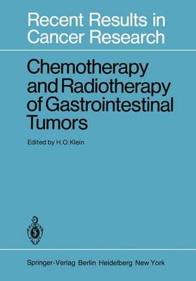 Chemotherapy and Radiotherapy of Gastrointestinal Tumors - 