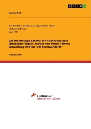 Das Dramaturgie-Schema der Heldenreise nach Christopher Vogler. Analyse von Tristan Thornes Entwicklung im Film "Der Sternwanderer" - Sabrina Wolf