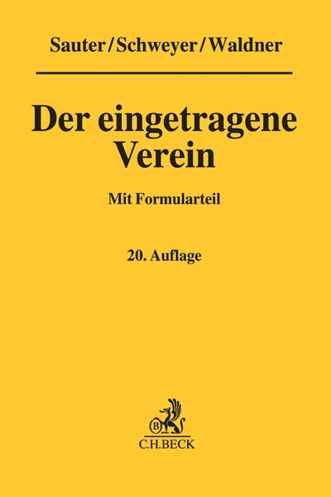 Der eingetragene Verein - Wolfram Waldner, Christof Wörle-Himmel, Eugen Sauter, Gerhard Schweyer