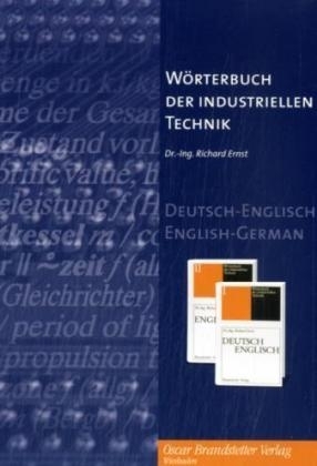 CD-ROM Wörterbuch der industriellen Technik Deutsch-Englisch/ Englisch-Deutsch - Richard Ernst