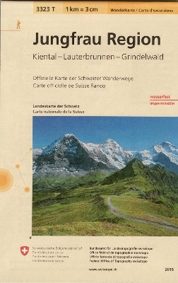 3323T Jungfrau Region Wanderkarte