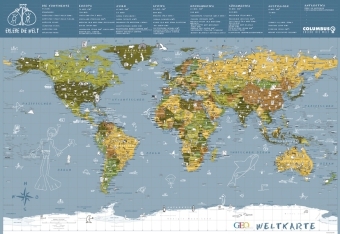 COLUMBUS GEOlino Weltkarte