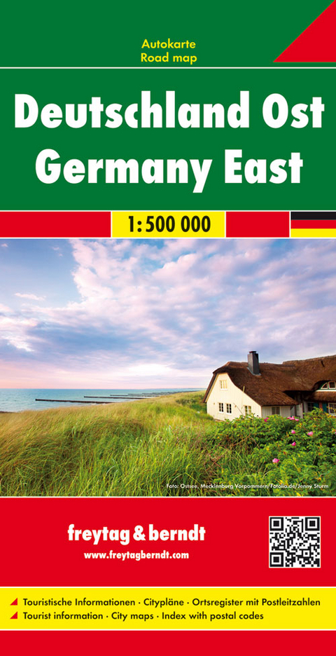 Deutschland Ost, Autokarte 1:500.000 - 