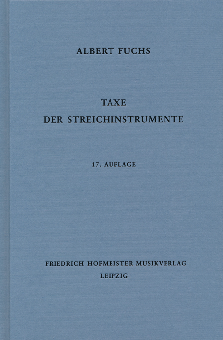 Taxe der Streichinstrumente - Albert Fuchs