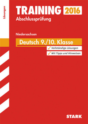 Training Abschlussprüfung Hauptschule Niedersachsen - Deutsch 9./10. Klasse Lösungen - Marion von der Kammer, Ruth Heidrich