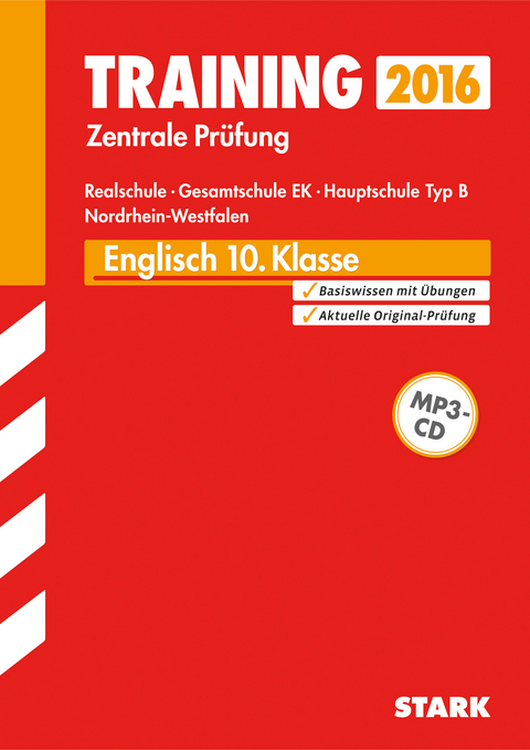 Training Zentrale Prüfung Realschule/Hauptschule Typ B NRW - Englisch mit MP3-CD - Martin Paeslack, Paul Jenkinson