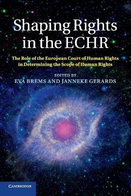 Shaping Rights in the ECHR - 