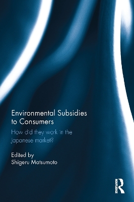 Environmental Subsidies to Consumers - 