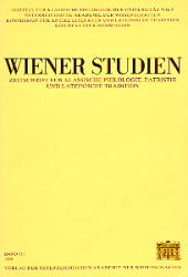 Wiener Studien. Zeitschrift für Klassische Philologie, Patristik und Lateinische Tradition / Wiener Studien. Zeitschrift für Klassische Philologie, Patristik und Lateinische Tratition - 