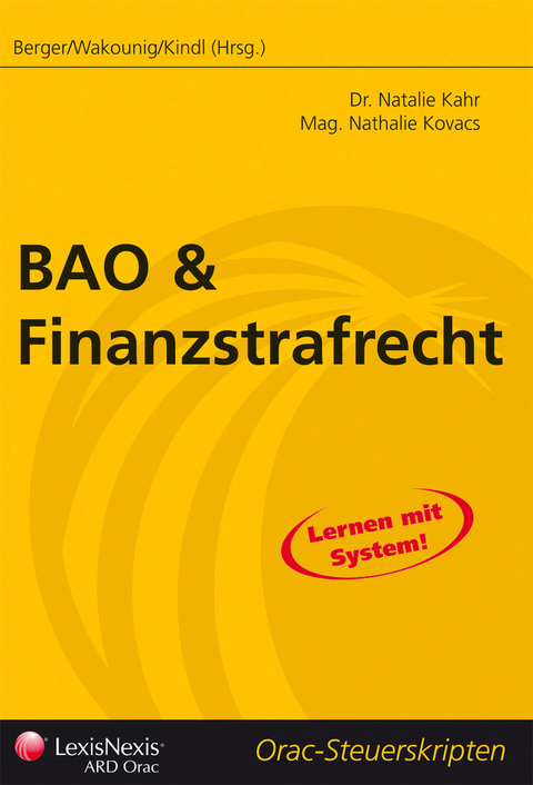 Steuerrecht - BAO und Finanzstrafrecht - Natalie Kahr, Nathalie Kovacz