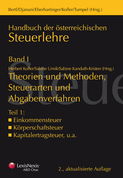 Handbuch der Österreichischen Steuerlehre / Handbuch der österreichischen Steuerlehre Band I/Teil 1 - 